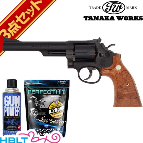 タナカワークス S&W M19 コンバットマグナム Ver.3 HW ブラック 6