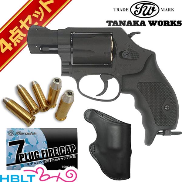 タナカワークス M360J 海上保安庁使用 モデルガン ヘビーウェイト 未発火 タナカワークス S&W M360J SAKURA 海上保安庁モデル HW ブラック 1−7