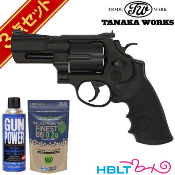 タナカワークス S&W M29 PC フラットサイド Ver.2 HW ブラック 3インチ