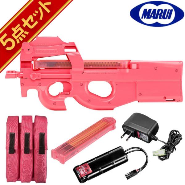 [開封品]東京マルイ P90+ プラス Ver.LLENN レン ピンク P90 P-90プラス バージョン・レン【電動ガンプラス】 - 電動ガン