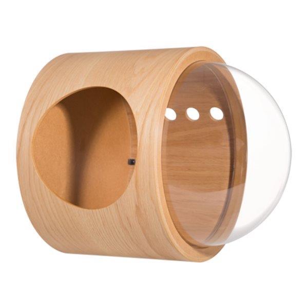 他サイト： 宇宙船型ベッド GAMMA 左開き オーク - (猫用家具 DIY キャットステップ キャットハウス キャットタワー 壁付け  MYZOO)(ポイント利用)の商品画像