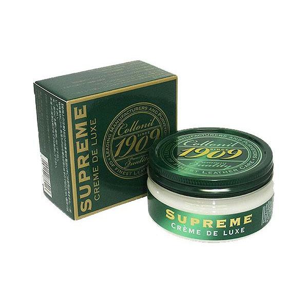 Collonil(コロニル) 1909シリーズ 1909シュプリームクリームデラックス 100ml　カラーレス・050皮革への浸透性が高いシダーウッドオイルとラノリン等の天然オイルをブレンドしたクリームです。バランス良く保革・栄養効果、柔軟...