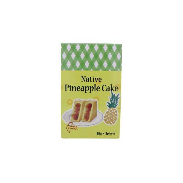 フジフードサービス 台湾 竹葉堂 フルーツケーキ パイナップルケーキ 90g (3個) 24袋 【北海道・沖縄・離島配送不可】 フジフードサービス 台湾 竹葉堂 フルーツケーキ パイナップルケーキ
