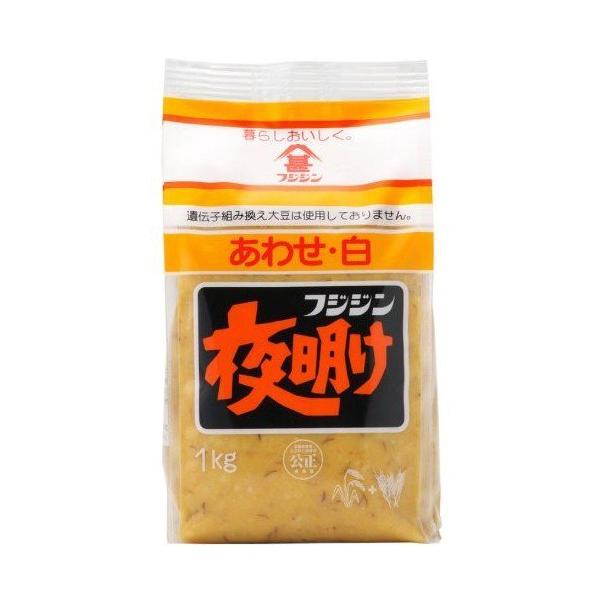 フジジン みそ 味噌 夜明けあわせ 白 1kg (味噌汁 ミソ 合わせ