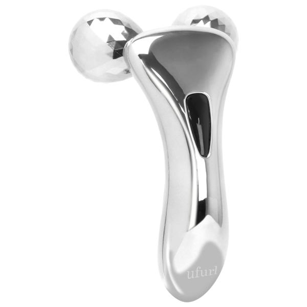 ハンディアップローラー リナージュ シルバー MCZ-196 (美顔ローラー フェイシャル ボディ セルフケア セルフエステ マクロス)●顔、二の腕、お腹まわり、太ももやふくらはぎ等。●ダブル3Dローラーがお肉をつまみあげます。●全身の気に...