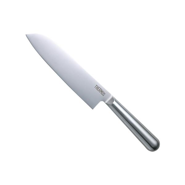 ファインエッジ 三徳包丁 165mm KKA-S165 (肉 野菜 魚 ステンレス包丁 食洗機 調理器具 サーモス)●スリムな刃幅で使いやすい。●オールステンレスだから清潔で錆びにくい。●日本製刃材の鋭い切れ味。●刃幅がスリムなので、みじん...