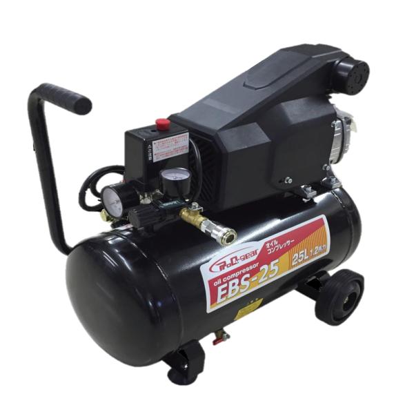 オイル式 コンプレッサー (25L) EBS-25 （個人宅配可） (圧力調整 エア