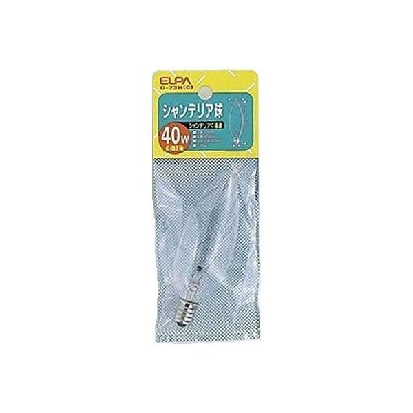 朝日電器 エルパ シャンデリア球 G-73H (C) (電球・蛍光灯) 価格 朝日電器 エルパ シャンデリア球 G-73H (C) (電球・蛍光灯) 価格