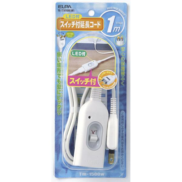 XCb`tR[h 1M W-S1010B(W) ELPA [d^bv dP[u dR[h] 