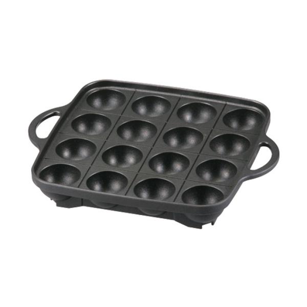 たこ焼きプレート CB-A-TKP (タコパ タコ焼きパーティー たこ焼き用プレート イワタニ)●フッ素加工で焦げ付かないから、誰でも失敗なく簡単に作れます。●肉厚素材の蓄熱作用で仕上がり◎。●早くきれいに作れる切り溝付き。●イワタニのカセ...