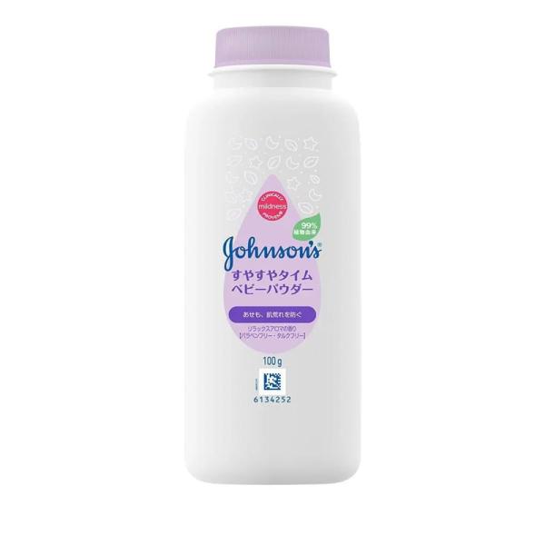ジョンソンベビー すやすやタイム ナチュラルベビーパウダー 100g  (低刺激 あせも 肌荒れ 予防 オムツ替え  KENVUE)●99％植物由来成分ベビーパウダー。●お休み前の習慣のために開発された、独自のリラックスアロマ成分（ナチュラ...