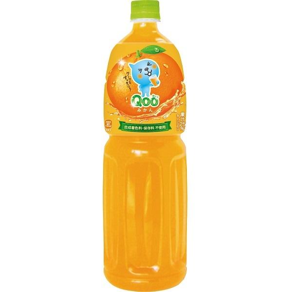 Qoo 【送料無料】 ミニッツメイド クー みかん 1.5L PET 6本 【1ケース