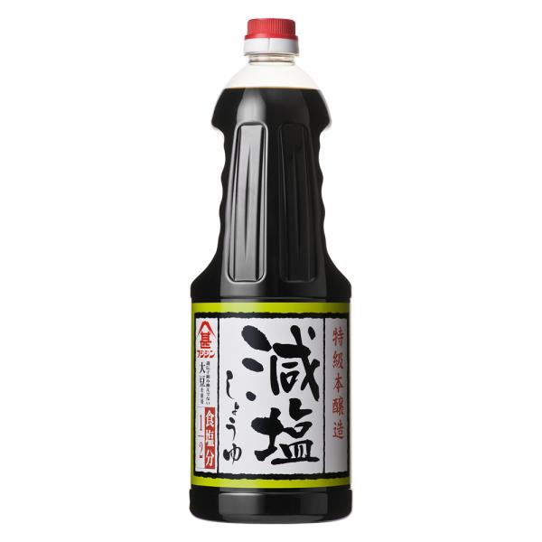 富士甚醤油 フジジン 減塩醤油 1.8L (しょうゆ 醤油 減塩 調味料 国産 九州 大分 業務サイズ 114918) 爆買