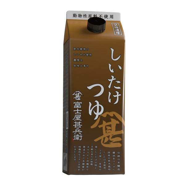 富士屋甚兵衛 椎茸つゆ 500ml 日本製 311151 (万能調味料 簡単調味料 出汁入りつゆ 富士甚醤油)●大分県産の原木栽培した乾燥しいたけから自社抽出しただしと、国産原木しいたけから抽出した旨味の強いだしの、二種類のしいたけだしを使...
