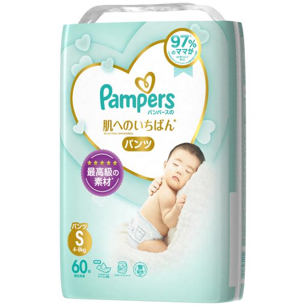 P&G パンパース 肌へのいちばん パンツスーパージャンボ S 60枚