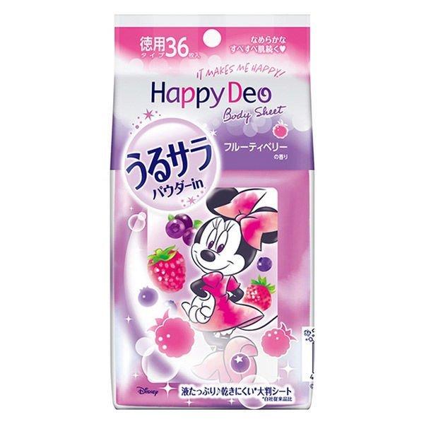 マンダム ハッピーデオ ボディシート うるサラ フルーティベリー 徳用タイプ 36枚入 マンダム 汗拭きシート 汗ふき 制汗 消臭 ボディシート Diy Com 通販 Paypayモール