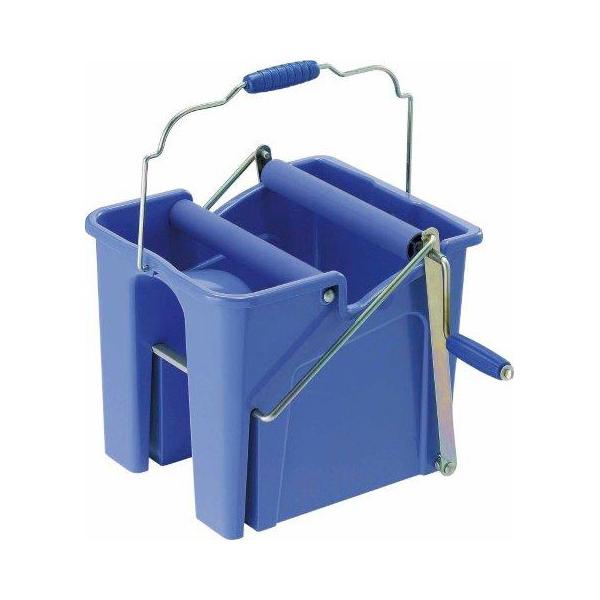 モップ絞り器 スクイザー R 日本製 ブルー コンドル  (モップ洗い モップ絞りダンク 手動 山崎産業)●簡単に扱える樹脂製スクイザー。●ホースホルダーを兼ねた注水口付き。●強力に絞れる手動ハンドル式。●モップ洗い、モップ絞りが簡単に出来...