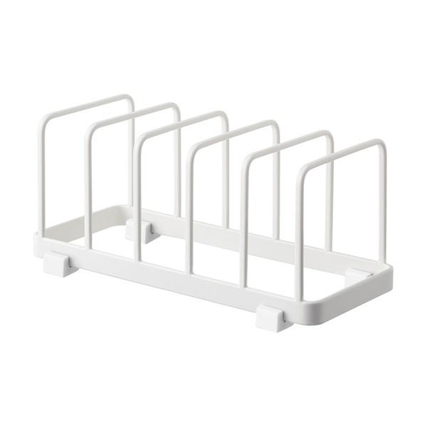他サイト： 山崎実業 プレート ディッシュスタンド (ホワイト) (お皿立て 白 皿 お盆 鍋蓋 キッチン収納 整頓 収納 Plate YAMAZAKI) 爆買の商品画像