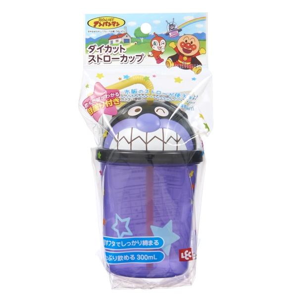 他サイト： レック アンパンマン ダイカットストローカップ （バイキンマン） A00132 (ストロー付きコップ ストローマグ キッズ ベビー お食事 キャラクターグッズ レック)の商品画像