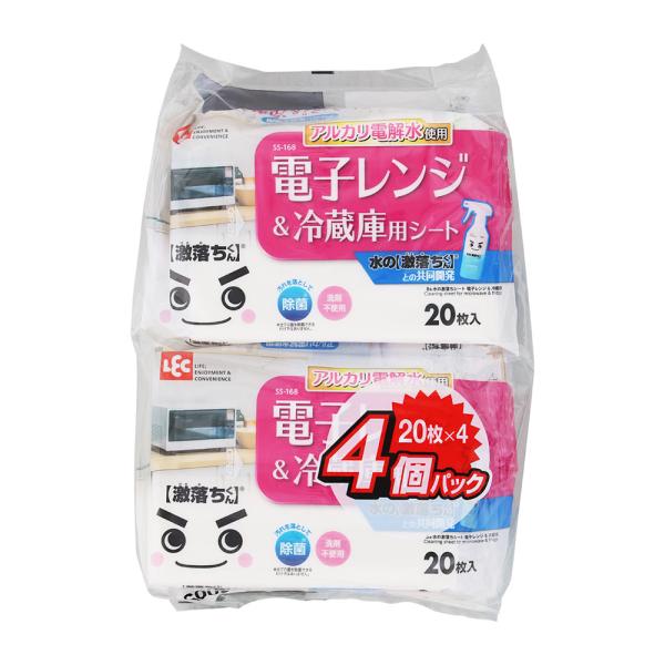 他サイト： レック 水の激落ちシート 電子レンジ 4P S00907 (レンジ シート 激落ちくん お掃除 そうじ レック)(ポイント利用)の商品画像