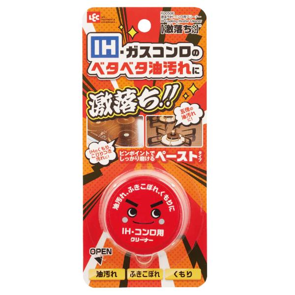 他サイト： 激落ち IH・コンロ用 クリーナー 35g 日本製 K00506 (キッチン 油汚れ 焦げ付き 五徳 掃除用品 レック)(ポイント利用)の商品画像