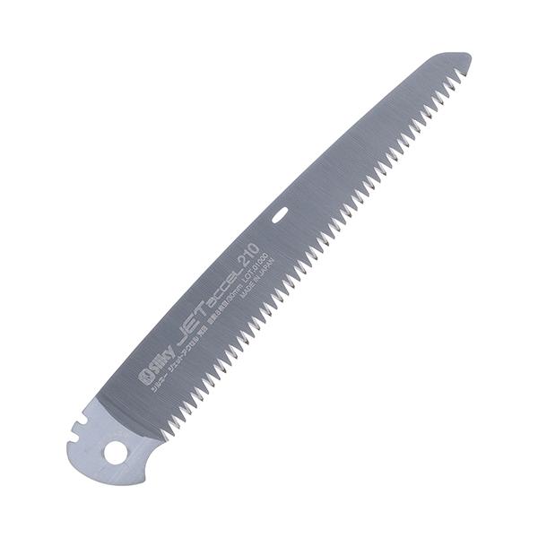 ジェットアクセル 荒目 替刃 210mm 日本製 136-21 (剪定 アサリなし 防錆めっき 交換用 シルキー)●ジェットアクセル荒目用の替刃です。●剪定作業(替刃)。●太い枝でもスピーディーに切り進めやすいです。●剪定に適しており、アサ...