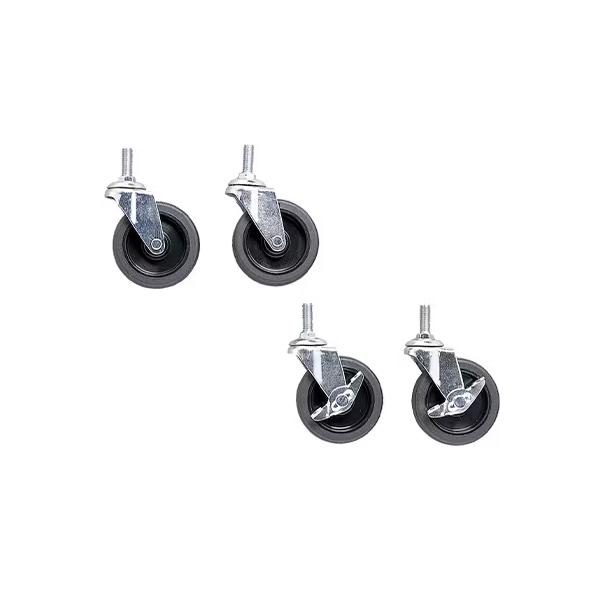 メタルラック 大型キャスター ポール径25mm ストッパー付2個入 ストッパーなし2個入 MR-475C (メタルラックパーツ 足回り部品 キャスター単品 アイリスオーヤマ)●メタルラック専用の別売りキャスター。●ストッパー付き2個、ストッ...