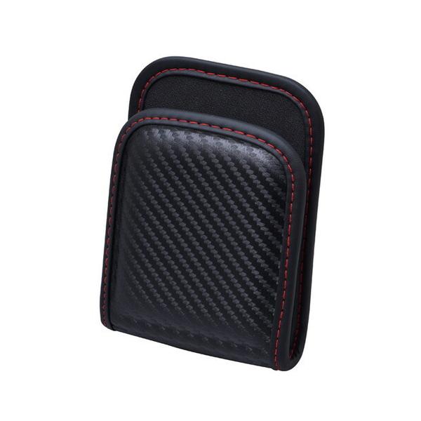 他サイト： フィットポケット S カーボン カーボン柄 W843 セイワ SEIWA [収納用品 スマホ収納 タバコ収納 小物収納 車内用品] 爆買の商品画像