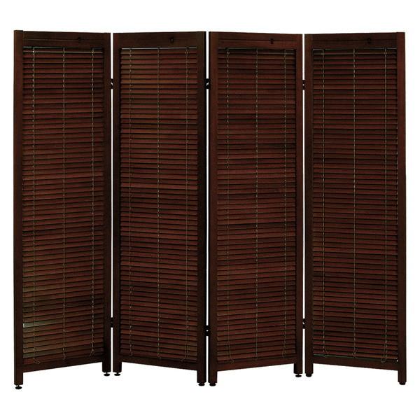 ルーバーパーテーション〔4連〕 ルーバーパーテーション4連 (約)幅45×高さ151cm×4連 MS-8124BR