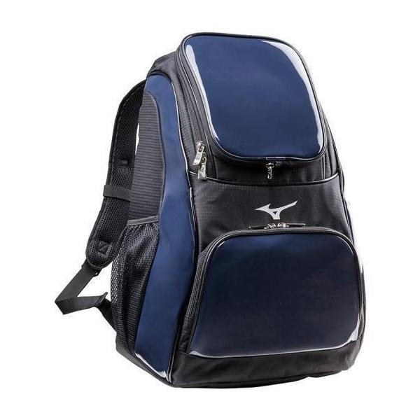 MIZUNO - 【美品】MIZUNO  野球、ソフトボール用 バックパック ネイビー MIZUNO（ミズノ） バックパック 1FJD7020 14 ネイビー [MIZUNO mizuno