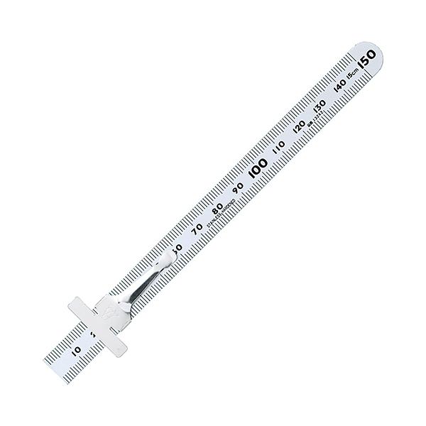 シンワ ミニスケール シルバー 150MM 13242 シンワ測定 [大工道具 測定
