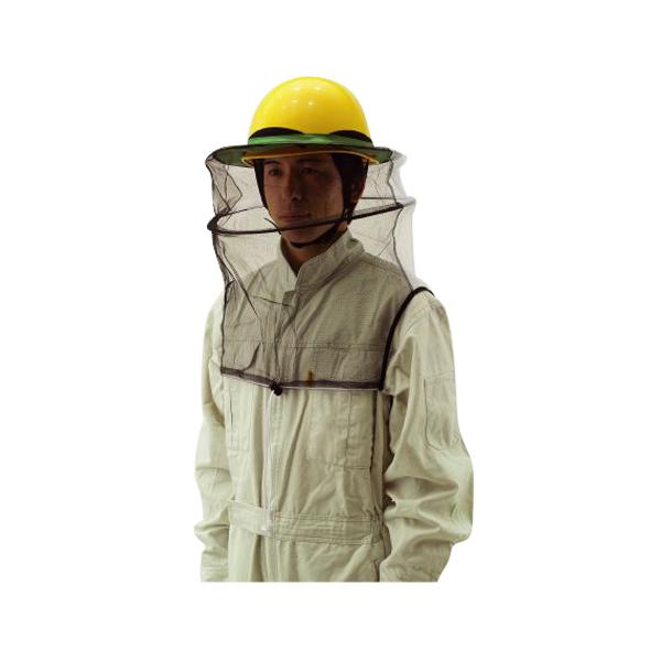 【特価商品】TOYO ヘルメット取付式防蜂ネット No.91DX 蜂の攻撃から頭 ヘルメット取付式防蜂ネット NO.91DX トーヨーセフティー [園芸機器 刈