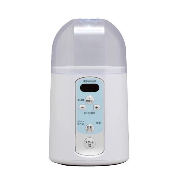 アイリスオーヤマ ヨーグルトメーカー ホワイト IYM-014 4967576367479●自動調理・手動調理で様々な発酵食品を作れるヨーグルトメーカーです。牛乳パックのまま作れるから、簡単・衛生的。●自動メニュー搭載プレーンヨーグルト、甘...