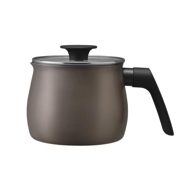 他サイト： アイリスオーヤマ マルチポット 2.2L ブラウン MCP-14 (片手鍋 おしゃれ 鍋 マルチポット 2.2L おしゃれ ミルクパン ポット 炊飯 揚げ物 一人暮らし 新生活)の商品画像