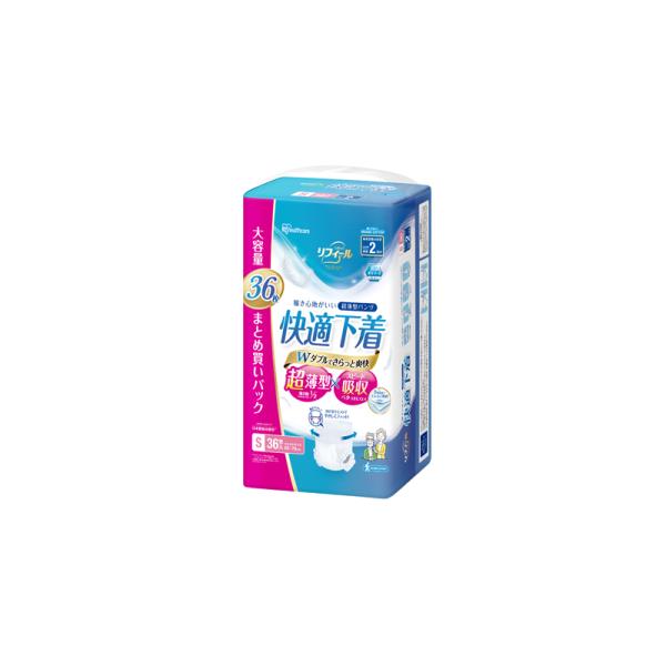 快適下着 超薄型パンツ リフィール S 36枚入  NAD-S36-2 (介護パンツ 紙パンツ 高齢者 失禁対策 アイリスオーヤマ) 爆買