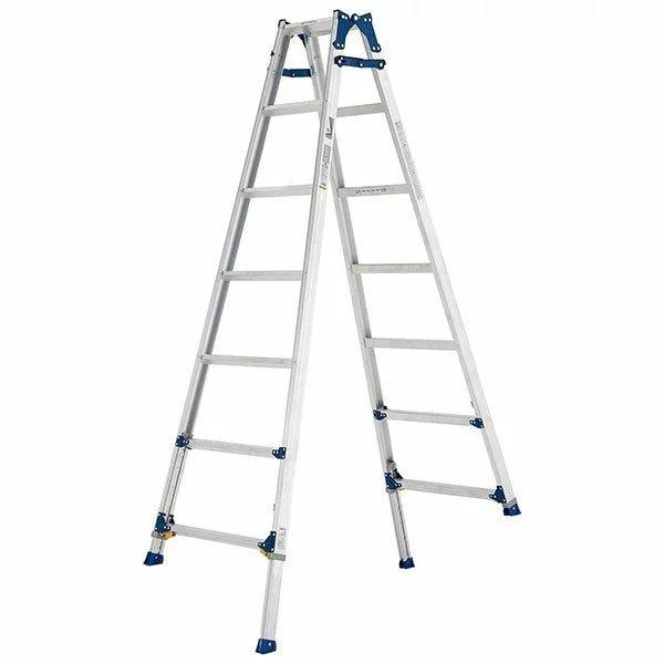 脚立☆ALINCO☆ STEP☆KY-21☆アルミ、脚立2m1㎝、はしご4ｍ21㎝、角度75度、キズあり、ロックの片方バネなし【こちらは店舗です。浜村鹿野温泉ICから3分 買取本舗 宮本リサイクル 営業時間9～19時 定休日水曜のみ←連絡できませんm(_ _)m】 Amazon.co.jp: アルインコ(ALINCO) アルミ 伸縮脚付はしご兼用脚立 高