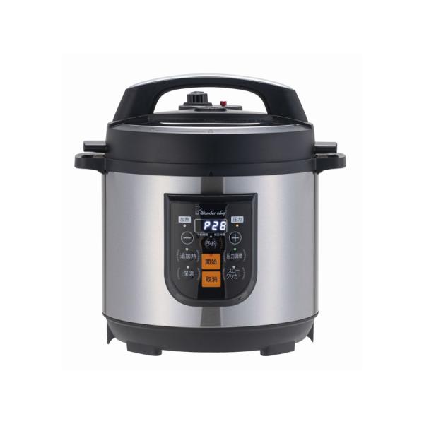 マイコン電気圧力鍋 楽ポンプロ 8L OEDF80 (時短調理 煮込み料理 大容量 簡単調理 調理家電 ワンダーシェフ)●「ポン」と入れて「ピッ」と押してあとは待つだけ楽々調理！●電気で安心！お任せ調理！大容量プロ仕様圧力なべ！●ちょっと多...