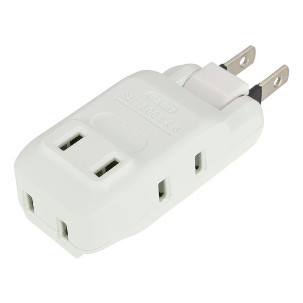 他サイト： 4個口マイクロタップ （品番）00-1602 HS-A4PBT-24W (電源タップ・延長コード:コードなしタップ オーム電機) 爆買の商品画像