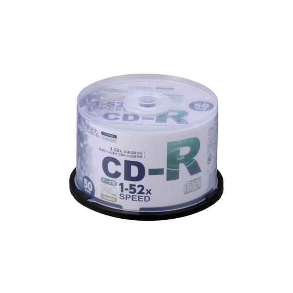 OHM（オーム電機） CD-R 52倍速対応 データ用 50枚 スピンドル入01