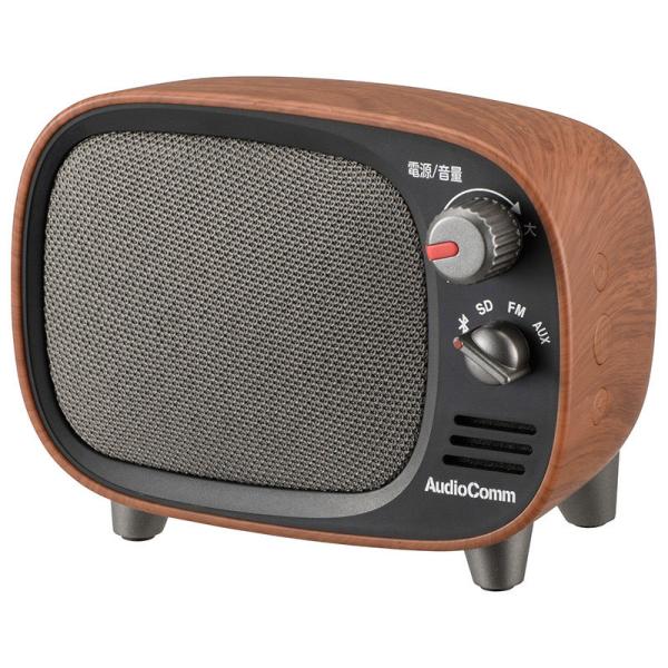 AURATONE コンパクトスピーカー　レトロ　ヴィンテージ　昭和レトロ　蚤の市 Amazon.co.jp: 可愛い レトロ Bluetoothスピーカー つまみ型 スピーカー・ウーファー