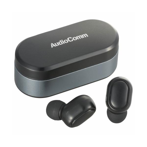 無線イヤホン OHM（オーム電機） AudioComm 完全ワイヤレスイヤホン 電池残量表示