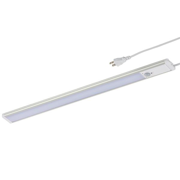 他サイト： オーム電機 LEDエコスリム 人感明暗センサー式ライト 9W 昼光色06-4189 LT-NLEST09D-HP[照明器具:スリムライト] 爆買の商品画像