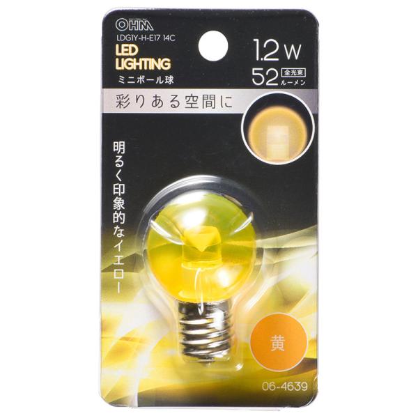 I[d@ LED~j{[p G30/E17/1.2W/52lm/NAF06-4639 LDG1Y-H-E17 14C[LEDdE:LEDdp] 