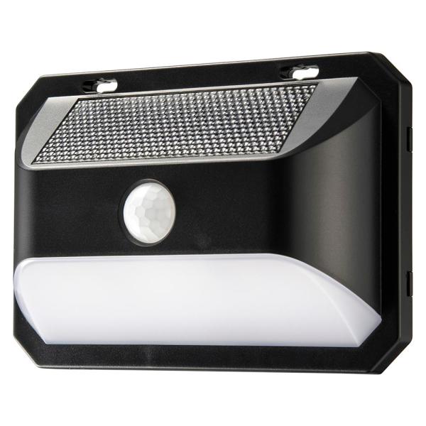 他サイト： センサーウォールライト ソーラー 400lm （品番）06-4952 LS-B400JW-SD (セキュリティ・防災用品:センサーライト オーム電機) 爆買の商品画像