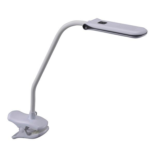 LEDクリップライト ホワイト （品番）07-8006 LTL-CK14-W (照明器具:クリップライト オーム電機)●シンプルでスッキリとしたデザインです。ヘッド部は約1.5cmの薄型で、デスク上で邪魔になりません。●簡単操作のON/OF...