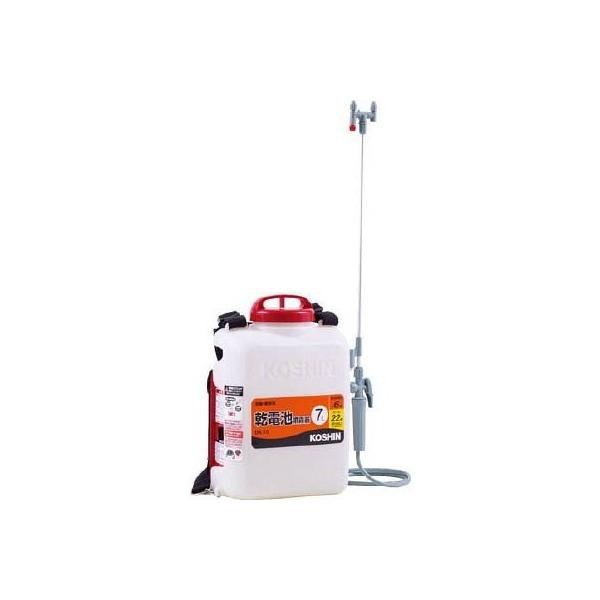 KOSHIN 乾電池式噴霧器 DK-7D 7L値下げ 工進 電池式噴霧器 消毒名人 DK-7D (容量7L) [噴霧機 動噴