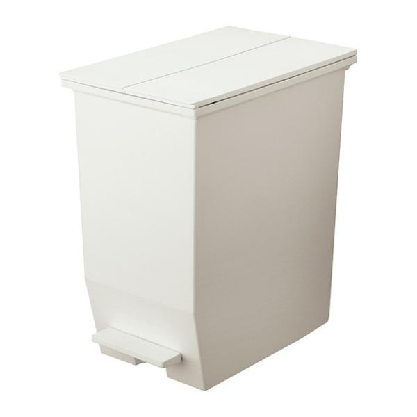 LiSS SOLOW ペダルオープンツイン 45L ホワイト リス [ゴミ箱