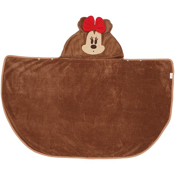 他サイト： スケーター 吸水速乾 フード付きバスポンチョミニーマウス BPO1 (ディズニー Disney バスタオル 子供 子ども キッズ マイクロファイバー 吸水 速乾)の商品画像