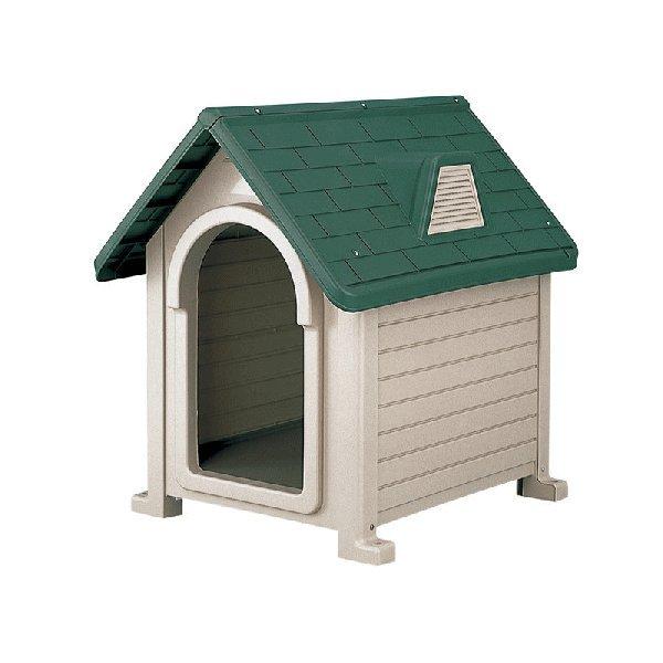 屋外犬小屋 ホワイト・グリーン リッチェル ペットハウス DX-490 (犬小屋・ケージ) 価格比較