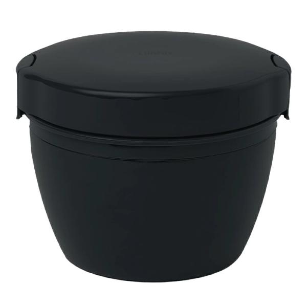 ランタス カフェ丼ランチ 800ml ブラック HLB-CD800S (ランチジャー お弁当箱 保温 保冷 レンジ 食洗機OK 抗菌 アスベル)●いつでもどこでも温かご飯で美味しく食べられる「カフェ丼ランチ」！●ステンレス真空断熱構造で美味...